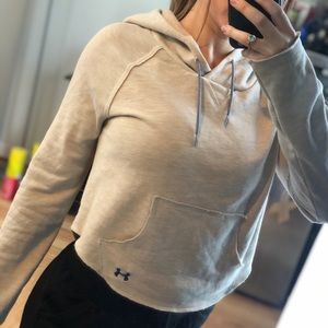 Under armour crop top hoodie